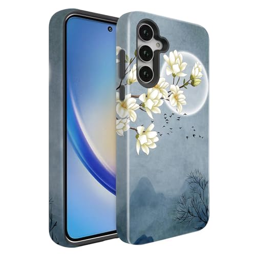 BSMOSPER Schutzhülle für Samsung Galaxy S25 Plus 5G, zweilagig, hartes PC + weiches TPU, strapazierfähig, 2-in-1 stoßfeste Schutzhülle für Samsung Galaxy S25 Plus 5G, Magnolien-Blumen, Berge und Vögel BSMOSPER Schutzhülle für Samsung Galaxy S25 Plus 5G, zweilagig, hartes PC + weiches TPU, strapazierfähig, 2-in-1 stoßfeste Schutzhülle für Samsung Galaxy S25 Plus 5G, Magnolien-Blumen, Berge und Vögel von BSMOSPER