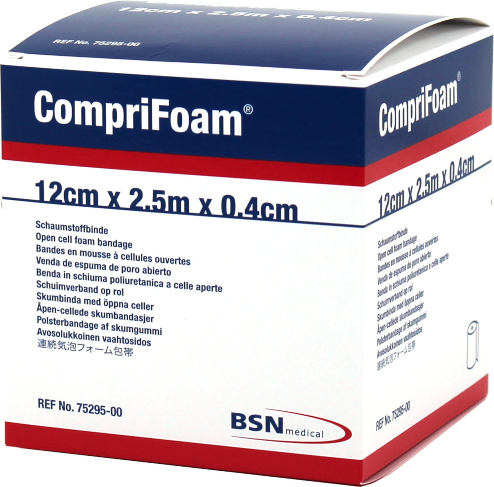 BSN Medical 7529500 CompriFoam Schaumstoffbinde 12 x 2.5 x 0.4 cm BSN Medical 7529500 CompriFoam Schaumstoffbinde 12 x 2.5 x 0.4 cm von BSN Medical