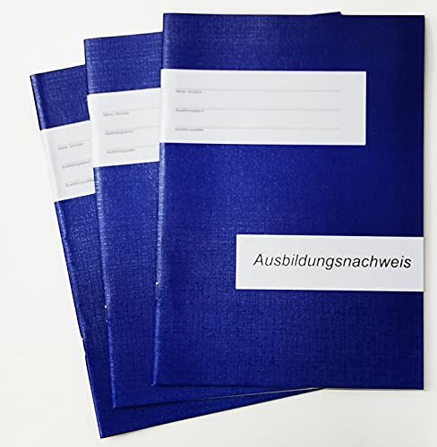 3er Pack Ausbildungsnachweisheft - Berichtsheft (BSN 10032708) ohne Tageseinteilung - für kaufmännsiche Berufe - 49 Wochen von BSN SPREMBERG