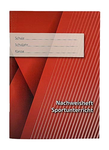 BSN SPREMBERG (50000509) - Nachweisheft Sportunterricht - Sportbuch - A5 (rot) von BSN SPREMBERG