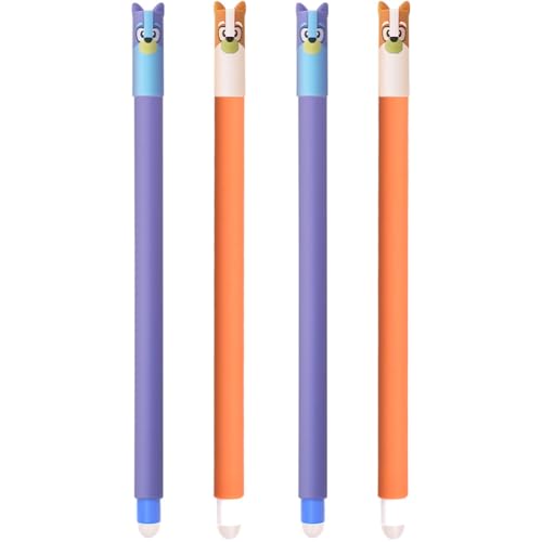 Radierbarer Kugelschreiber, 4 Stück Schwarz Tintenroller Radierbar Gelstiften, 0.5mm Radierbare Stifte, Kinder Cartoon Erasable Pen, Gelstifte Radierbar für Kinder Studenten Schule Büro Radierbarer Kugelschreiber, 4 Stück Schwarz Tintenroller Radierbar Gelstiften, 0.5mm Radierbare Stifte, Kinder Cartoon Erasable Pen, Gelstifte Radierbar für Kinder Studenten Schule Büro von BSNRDX