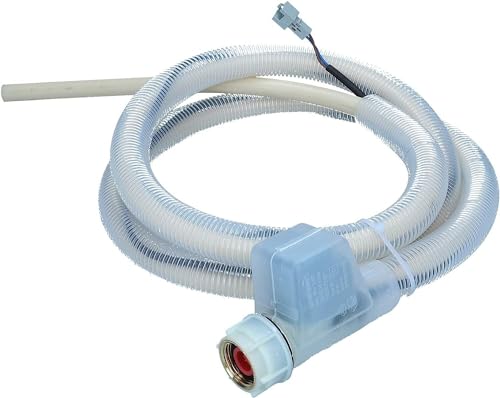 BSSTORE Spülmaschinenschlauch Acquastop, Edelstahl, Silver, 1 Stück, kompatibel mit verschiedenen Marken und Modellen, entspricht 00668113 von BSSTORE