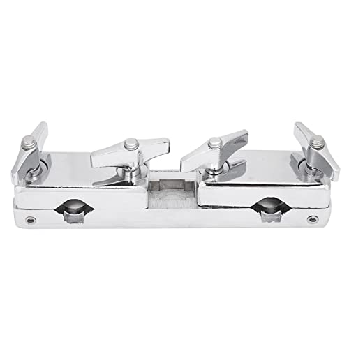 Edelstahl Silber Drum Clamp, Cymbal Stand Mount Halterung Drum Cymbal Stands von BSTCAR