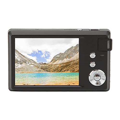 LCD -Digitalkamera 4K 48MP 16x Zoom Tragbare HD -Kamera mit Port -C -Anschluss -Füllung für Teenager Kinder Anfänger (Schwarz) von BSTCAR
