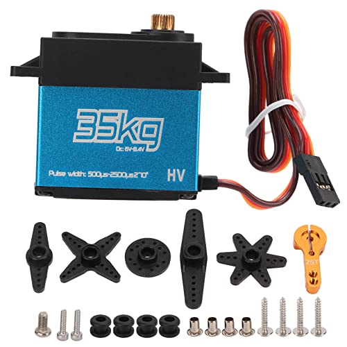 RC Coreless Motor Digital Servo 35kg Coreless Motor Servo für 1/8 1/10 1/12 Fernsteuerung Auto Metallgetriebe Digital Servo RC Coreless Motor Digital Servo 35kg Coreless Motor Servo für 1/8 1/10 1/12 Fernsteuerung Auto Metallgetriebe Digital Servo von BSTCAR