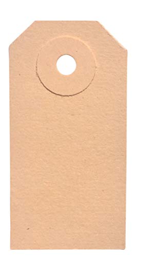 BT-Label 1000 Anhängeschilder 30 x 60 mm mit Loch (verstärkte Kartonöse), als Warenanhänger, Kartonanhänger, Anhängezettel, Papier-Anhänger, Tags, Karton-Etiketten von BT-Label