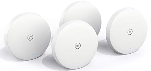 BT Mini Whole Home Wi-Fi, Bundle mit 4 Discs (Trio + Zusatz) von BT