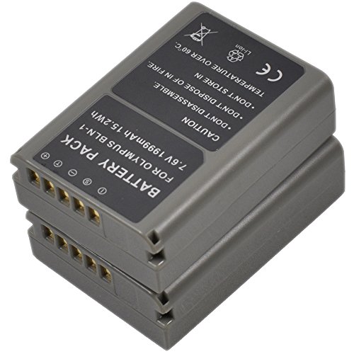 2X BLN-1 Akku für Olympus BLN1 OM-D Pen F E-M5 EM5 Mark II E-M1 EM1 E-P5 EP5 Kamera 2X BLN-1 Akku für Olympus BLN1 OM-D Pen F E-M5 EM5 Mark II E-M1 EM1 E-P5 EP5 Kamera von BTBAI