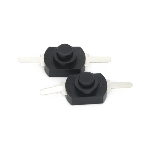 10 Stück DC30V 1A Schwarz Mini Drucktastenschalter Ein-/Ausschalter für elektrische Taschenlampen 10 Stück DC30V 1A Schwarz Mini Drucktastenschalter Ein-/Ausschalter für elektrische Taschenlampen von BTBTB
