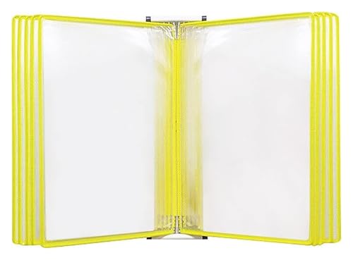 An der Wand montierter Aktenhalter, Flipchart-Ständer, Katalog-Display-Rack, an der Wand montierter Aktenhalter, magnetischer Dokumentenhalter im A4-Briefpapierformat(Unique Colour) von BTBTB