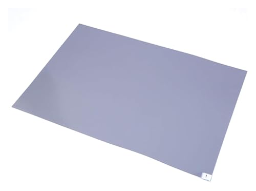 Klebematte, 60 Lagen, 2 Packungen, 17,7 x 23,6 Zoll Klebematte, Reinraum-Klebematten/PVC-Klebematten, Klebepads for Heimlabore, Arztpraxen(Grey) von BTBTB
