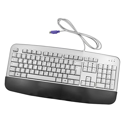 BTC 5211A Tastatur für PC, (PS/2 Handgelenkauflage, italienisches Layout) von BTC