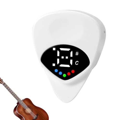 2 in 1 Stimmgerät für Gitarrenplektren, Batteriebetriebenes Digitales Stimmgerät mit 12 Gleichschwebenden Stimmungen und Bildschirmanzeige für Effizientes Stimmen Perfektes Gitarrengeschenk 2 in 1 Stimmgerät für Gitarrenplektren, Batteriebetriebenes Digitales Stimmgerät mit 12 Gleichschwebenden Stimmungen und Bildschirmanzeige für Effizientes Stimmen Perfektes Gitarrengeschenk von BTFO