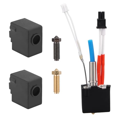 BTFO Hotend Kit für Kobra 2 Neo Pro Plus Max, Hotend Druckkopf Extruder Kit mit 1x Hotend Zubehör 2x Silikon Schläuchen 2x gehärteten Stahl und Kupfer Düsen BTFO Hotend Kit für Kobra 2 Neo Pro Plus Max, Hotend Druckkopf Extruder Kit mit 1x Hotend Zubehör 2x Silikon Schläuchen 2x gehärteten Stahl und Kupfer Düsen von BTFO