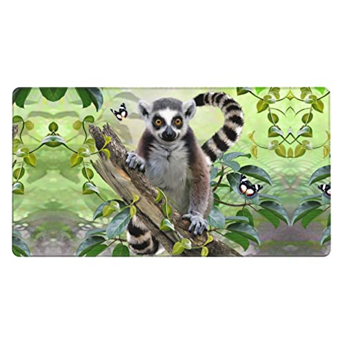 Ringtailed Lemur Mauspad, 40,1 x 74,9 cm, großes Gaming-Mauspad für Büro, Spiel, PC, Laptop, Schreibtisch von BTGVGSE