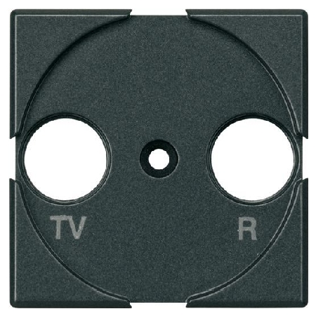 HS4212  - Zentralplatte TV/FM/SAT anthrazit, HS4212 - Aktionsartikel von Legrand BTicino