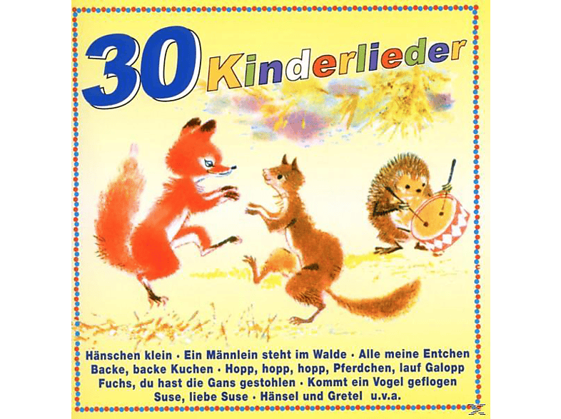 Rundfunk-Kinderchöre Berlin U.Leipzig/+ - 30 Kinderlieder für unsere Kleinsten (CD) von BTM