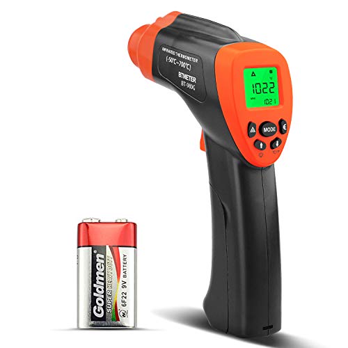 BTMETER 980G Berührungsloses digitales Infrarot-Thermometer-16:1 High IR Laser Temp Gun zum Kochen in der Küche Grillen Automotive (-58℉-1292℉) (NICHT für Human Temp) von BTMETER