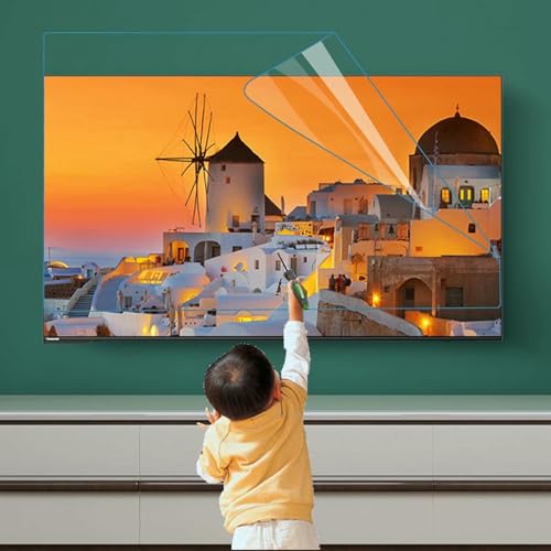 BTOIASYHF 32-58 Zoll Anti-Blaulicht TV-Bildschirmschutzfolie Anti-Blaulicht TV-Bildschirmschutzfolie Entlastet Augenermüdung, HD-42in (917x516) Mm von BTOIASYHF