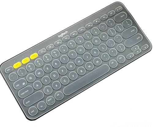 BTOPCASE Ultradünne Silikon-Tastatur-Schutzhülle für Logitech K380 Multi-Device Bluetooth Tastatur von BTOPCASE