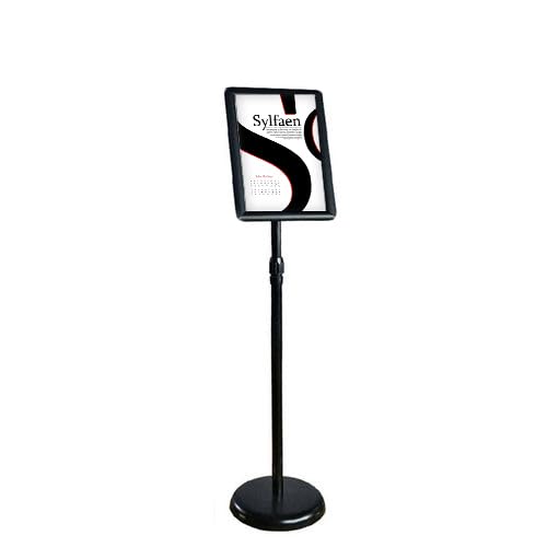 Aushangständer, Plakatständer Vertikal, Schildhalter A2/A3/A4 Bodenplakatständer Vertikale Horizontale Ansicht angezeigt(Black,32 * 45cm) von BTYQKZVPM