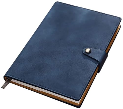 BTYQKZVPM Reise-Notizbuch, A5, Retro-Stil, weiches PU-Leder, mit Ringschnalle für Studenten, Arbeitnehmer und Unternehmen (C) von BTYQKZVPM