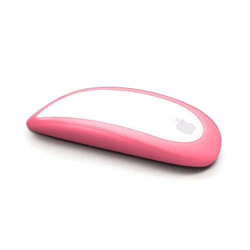 Silikon-Schutzhülle für Apple Magic Mouse 2, sturzsicher, staubdicht, ultradünn, Rosa von BUBEBUFFY