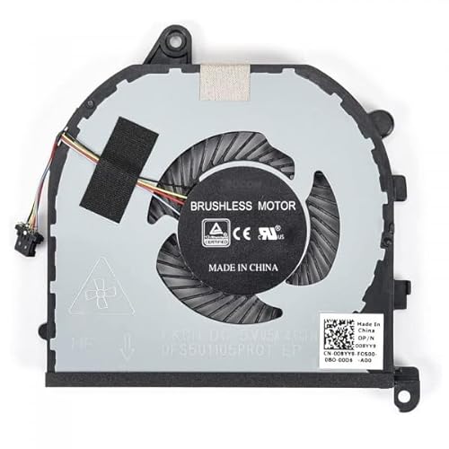 Lüfter CPU Fan für Dell XPS 15 7590 9570 7590 Precision 5530 5540 0F01PX 08YY9 von BUCOM