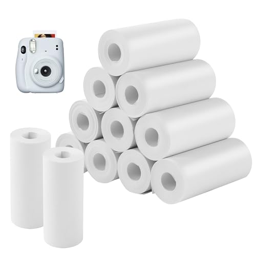12 Rollen Thermopapier,57x25mm thermopapier kinderkamera,Langlebig und leicht austauschbar,weißes Thermopapier für Kinderkamera Druckpapier,Papier Kinderkamera Nachfülldruckpapier 12 Rollen Thermopapier,57x25mm thermopapier kinderkamera,Langlebig und leicht austauschbar,weißes Thermopapier für Kinderkamera Druckpapier,Papier Kinderkamera Nachfülldruckpapier von BUCOMTU