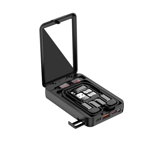 Budi - 10000 mAh 12-in-1 multifunktionale Schnelllade-Powerbank-Box - PB515KB von BUDI
