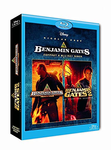 Benjamin Gates et le trésor des templiers + Benjamin Gates et le livre des secrets - Coffret 2 Blu-Ray [Blu-ray] [FR IMPORT] von BUENA VISTA