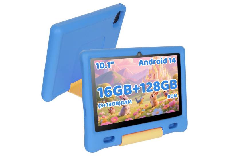 BUFO 10 Zoll Dual-Kamera 8+5MP Wi-FI 6/BT 5.3 Elternkontrolle Kinder Tablet (128 GB) von BUFO