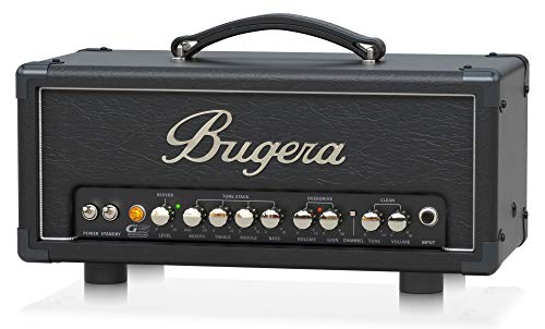 Bugera G5 INFINIUM 5 Watt Class-A Röhrenverstärker Topteil mit INFINIUM Tube Life Multiplier, MORPH EQ, Reverb und Power Attenuator von BUGERA
