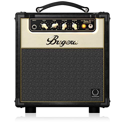 Bugera V5 INFINIUM 5-Watt Class-A Röhrenverstärker Combo mit INFINIUM Tube Life Multiplier, Original Turbosound Speaker, Reverb und Power Attenuator von BUGERA