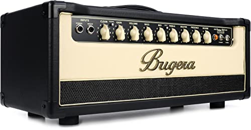 Bugera V55HD INFINIUM 55 Watt Vintage 2-Kanal-Röhrenverstärkerkopf mit INFINIUM Tube Life Multiplier und Reverb von BUGERA