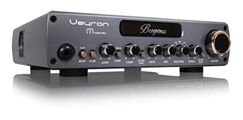Bugera VEYRON MOSFET BV1001M Ultrakompakter 2.000-Watt-Class-D-Bassverstärker mit MOSFET-Vorverstärker, Kompressor und DYNAMIZER-Technologie von BUGERA