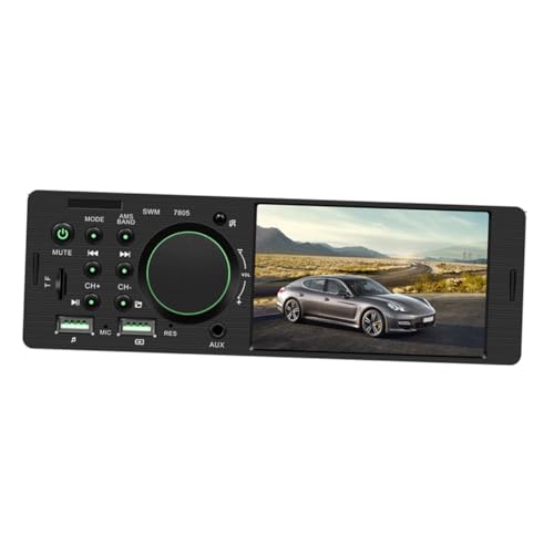 BUGUUYO 1pc 4 Auto Mp5-player Autoradio Mp5-player Auto-Stereo-Receiver Fahrzeugmontierter Player 4 Zoll Mp5-player Schwarz von BUGUUYO
