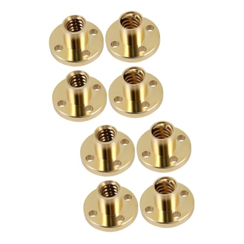 BUGUUYO 2 Sätze Gewindespindelmutter Anzahl Gewindespindel Messingmutter Trapezmutter Motor Gewindespindelmutter Gewindespindel Kupfermutter Golden 4 Stück * 2 BUGUUYO 2 Sätze Gewindespindelmutter Anzahl Gewindespindel Messingmutter Trapezmutter Motor Gewindespindelmutter Gewindespindel Kupfermutter Golden 4 Stück * 2 von BUGUUYO