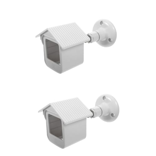 BUGUUYO 2 Sets Kamera Schutzhülle Sicherheits Wandhalterung Außenkameras Universal Kameraabdeckung Universal Outdoor Kameraabdeckung Kameraschutzdach Kameraschutz Kunststoff Weiß BUGUUYO 2 Sets Kamera Schutzhülle Sicherheits Wandhalterung Außenkameras Universal Kameraabdeckung Universal Outdoor Kameraabdeckung Kameraschutzdach Kameraschutz Kunststoff Weiß von BUGUUYO