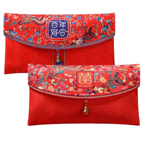 BUGUUYO 2 Stück Rote Umschlagtasche Tortenaufsatz Hochzeit Gäste Reiz Partydekorationen Rote Umschläge Hochzeit Sei Umschläge Für Bargeld Brautparty Slot Du Alle Paket Ihn Braut- Zu Stoff BUGUUYO 2 Stück Rote Umschlagtasche Tortenaufsatz Hochzeit Gäste Reiz Partydekorationen Rote Umschläge Hochzeit Sei Umschläge Für Bargeld Brautparty Slot Du Alle Paket Ihn Braut- Zu Stoff von BUGUUYO