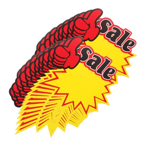 BUGUUYO 200 Stück schild Anzeige Papier Shop-Tags Stichworte leer Preisschilder Verkaufsschilder für Einzelhandelsgeschäfte Zeichenschild 230g weißer Karton Yellow BUGUUYO 200 Stück schild Anzeige Papier Shop-Tags Stichworte leer Preisschilder Verkaufsschilder für Einzelhandelsgeschäfte Zeichenschild 230g weißer Karton Yellow von BUGUUYO