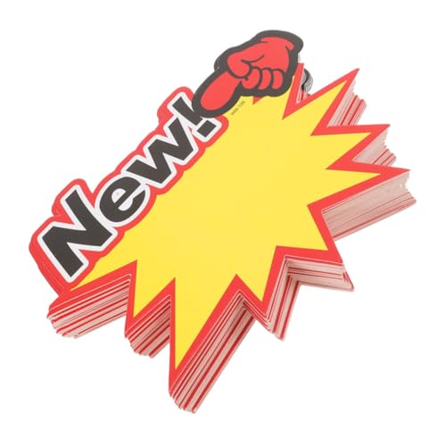BUGUUYO 200 Stück schild Stichworte Zeichen leer Anzeige Etiketten für den Einzelhandel Verkaufstags Preisschilder aus Papier Verkaufspreise 230g weißer Karton Yellow BUGUUYO 200 Stück schild Stichworte Zeichen leer Anzeige Etiketten für den Einzelhandel Verkaufstags Preisschilder aus Papier Verkaufspreise 230g weißer Karton Yellow von BUGUUYO