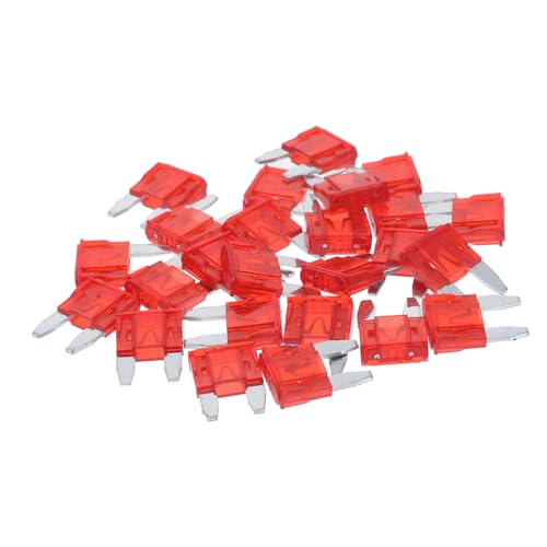 BUGUUYO 25 Stück Sicherungseinsatz Sicherung für Auto Sicherungssatz Automobil Mini Diode Automotive Fuse auto sicherung automatische Sicherung Auto-Sicherungs-Kit LKW-Sicherung Zink rot BUGUUYO 25 Stück Sicherungseinsatz Sicherung für Auto Sicherungssatz Automobil Mini Diode Automotive Fuse auto sicherung automatische Sicherung Auto-Sicherungs-Kit LKW-Sicherung Zink rot von BUGUUYO