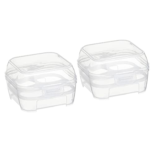 BUGUUYO 2St Eierkarton im Freien eierbehälter eierboxen Camping Eierbox Eierkisten rollender Organizer Spender kühlschrank Picknick-Eierträger für den Außenbereich pp von BUGUUYO