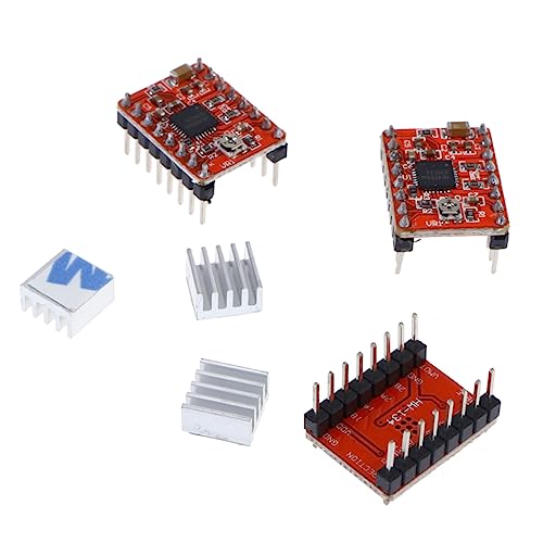 BUGUUYO 3 Stück Zubehör Für Den 3d-druck Motor Treiber Komponenten Stepper Pololu A4988 Rot BUGUUYO 3 Stück Zubehör Für Den 3d-druck Motor Treiber Komponenten Stepper Pololu A4988 Rot von BUGUUYO