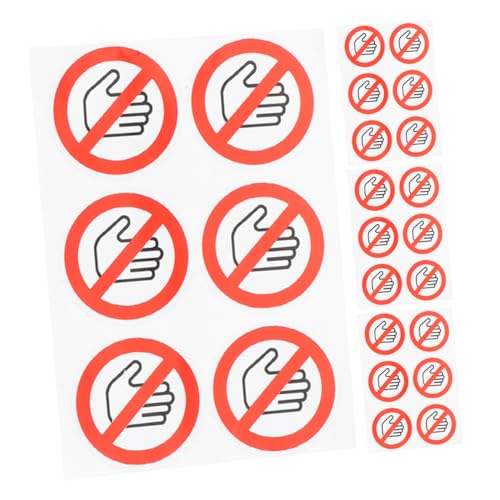 BUGUUYO 4 Blätter Keine Berührenden Schilder Sicherheitsaufkleber Sicherheitswarnschild Sicherheitsetikett Sicherheitsschildaufkleber Selbstklebendes Warnschild Wandaufkleber Vinyl BUGUUYO 4 Blätter Keine Berührenden Schilder Sicherheitsaufkleber Sicherheitswarnschild Sicherheitsetikett Sicherheitsschildaufkleber Selbstklebendes Warnschild Wandaufkleber Vinyl von BUGUUYO