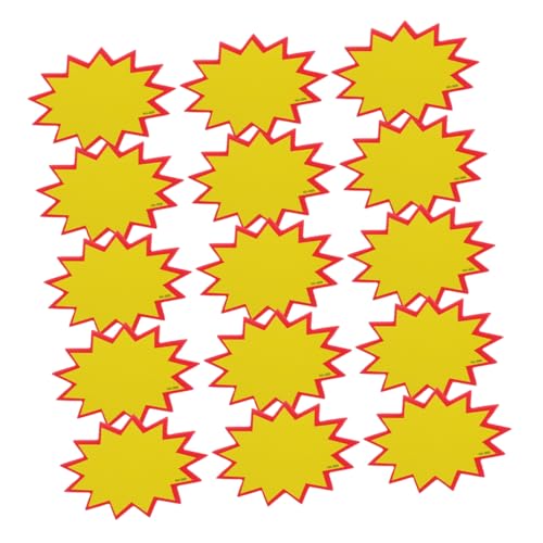 BUGUUYO 400 Stück löschbares Preisschild Preisschilder aus Papier Verkaufszeichen Einzelhandel Einzelhandelsschilder rustikal Tags für Geschäfte Preisetiketten Yellow BUGUUYO 400 Stück löschbares Preisschild Preisschilder aus Papier Verkaufszeichen Einzelhandel Einzelhandelsschilder rustikal Tags für Geschäfte Preisetiketten Yellow von BUGUUYO