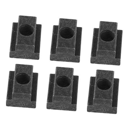 BUGUUYO 6 Stück Mutter T-Nut-Klemmen Hammerkopfschraube t Schraube Metallwerkzeug T-Nutensteine T-Nut-Schrauben Nuss-Bolzen-Sortiment t-Slot-Zubehör Kohlenstoffstahl Schwarz BUGUUYO 6 Stück Mutter T-Nut-Klemmen Hammerkopfschraube t Schraube Metallwerkzeug T-Nutensteine T-Nut-Schrauben Nuss-Bolzen-Sortiment t-Slot-Zubehör Kohlenstoffstahl Schwarz von BUGUUYO