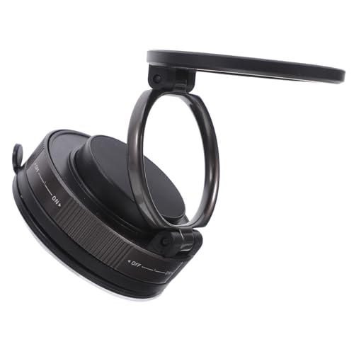 BUGUUYO Handyhalter Praktischer Magnet Telefonständer Universeller Rotierender Magnety -telefonhalter Auto Telefonhalterung Automobile Mobile Cradle Magnethalterung Zinklegierung Schwarz von BUGUUYO