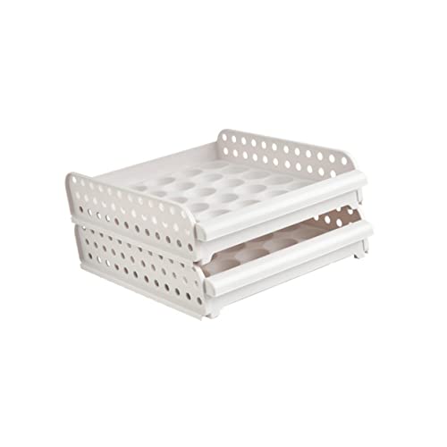 BUGUUYO Kasten 30 Kühlschrank-Gemüse-Organizer leere Eierkartons Eierschale mit Deckel Kühlschrank-Organizer-Schublade Deviled Egg Servierplatte Eierablage eierbox eierhalter Eierbehälter von BUGUUYO